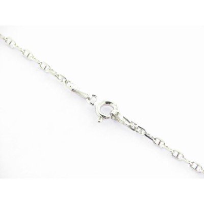 Cadena Plata  60 Cm Travesaño