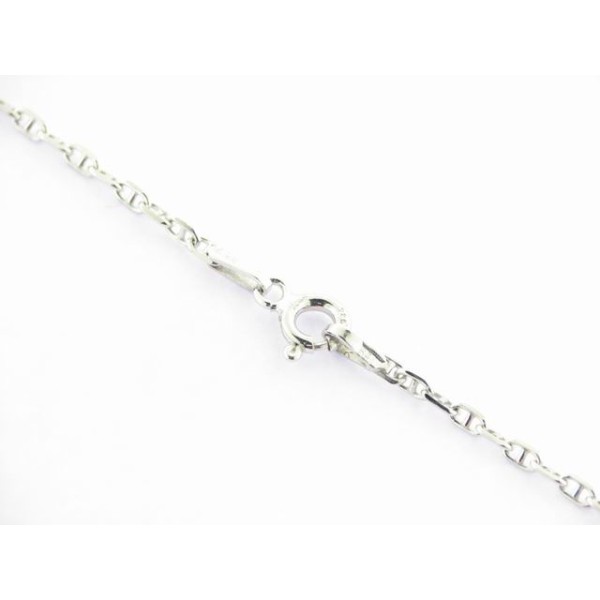 Cadena Plata  60 Cm Travesaño