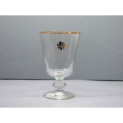 Copas vidrio filo oro trisquel pack 6 unidades **