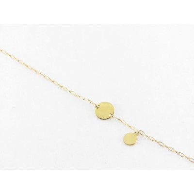 Pulsera plata chapada