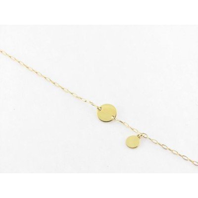 Pulsera plata chapada