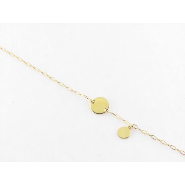 Pulsera plata chapada