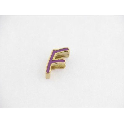 Viceroy Motivo " F " Acero Dorado