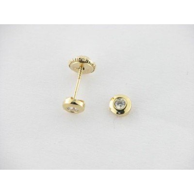 Pendientes Oro Zirconita