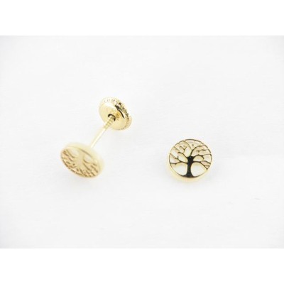 Pendientes Oro Nacar