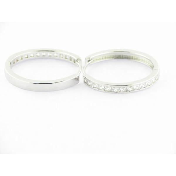 Lotus Pendientes Aro Plata Piedras