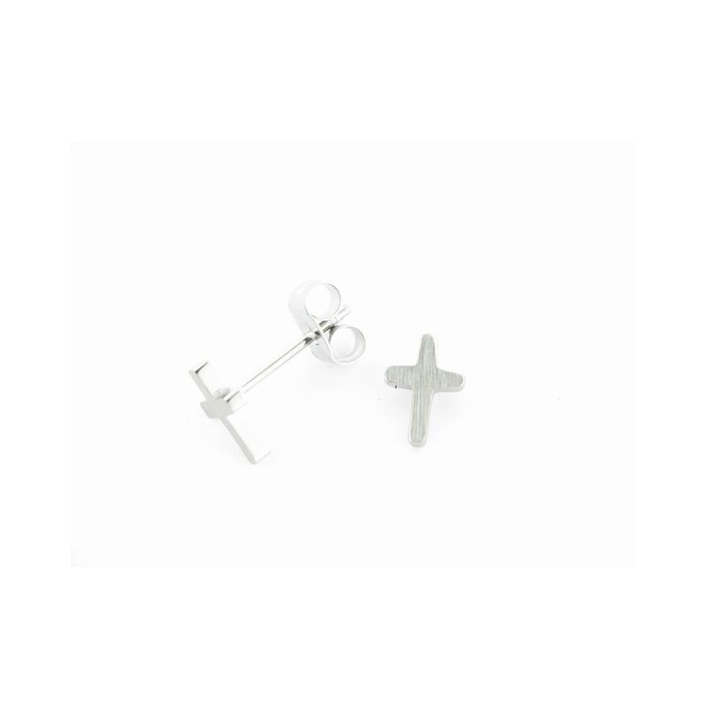 Lotus Pendientes Acero
