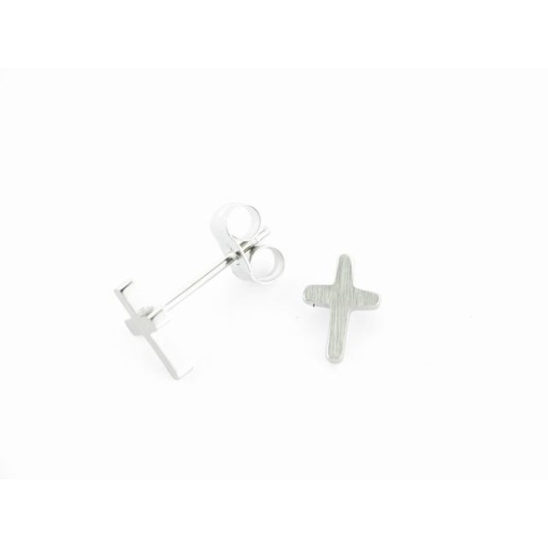 Lotus Pendientes Acero