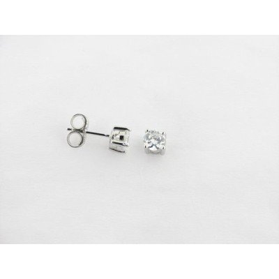 Pendientes plata circonita