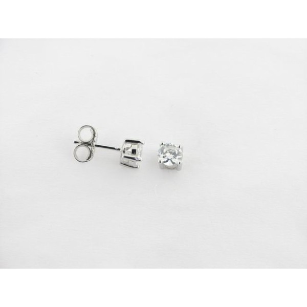 Pendientes plata circonita
