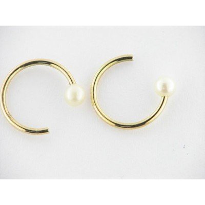 Pendientes Aro Oro Perla