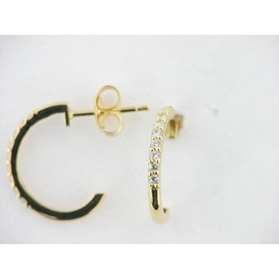 Pendientes Aro Oro Piedras