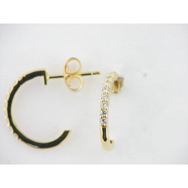 Pendientes Aro Oro Piedras