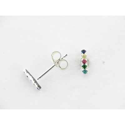 Pendientes Plata Piedras
