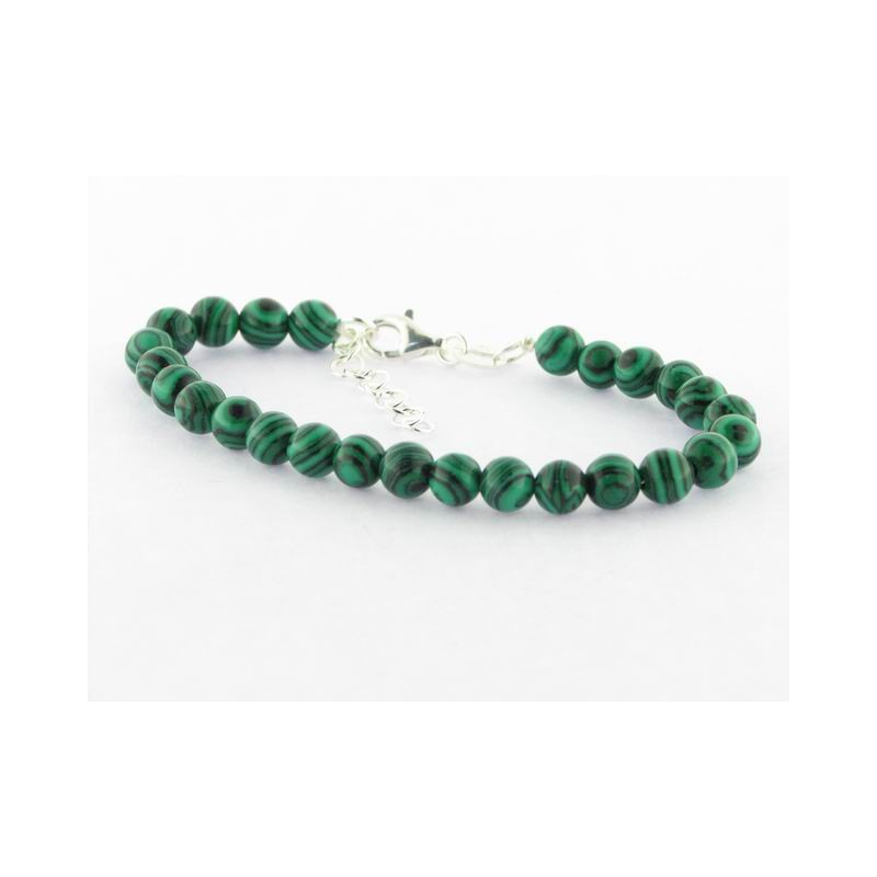 Pulsera Plata Malaquita