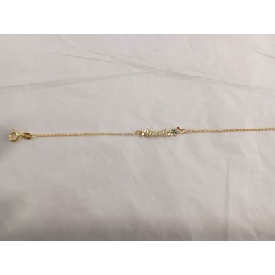 Pulsera Plata Chapada ABUELA