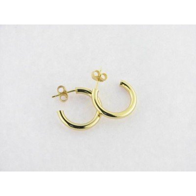 Viceroy Pendientes Aro Plata Chapada