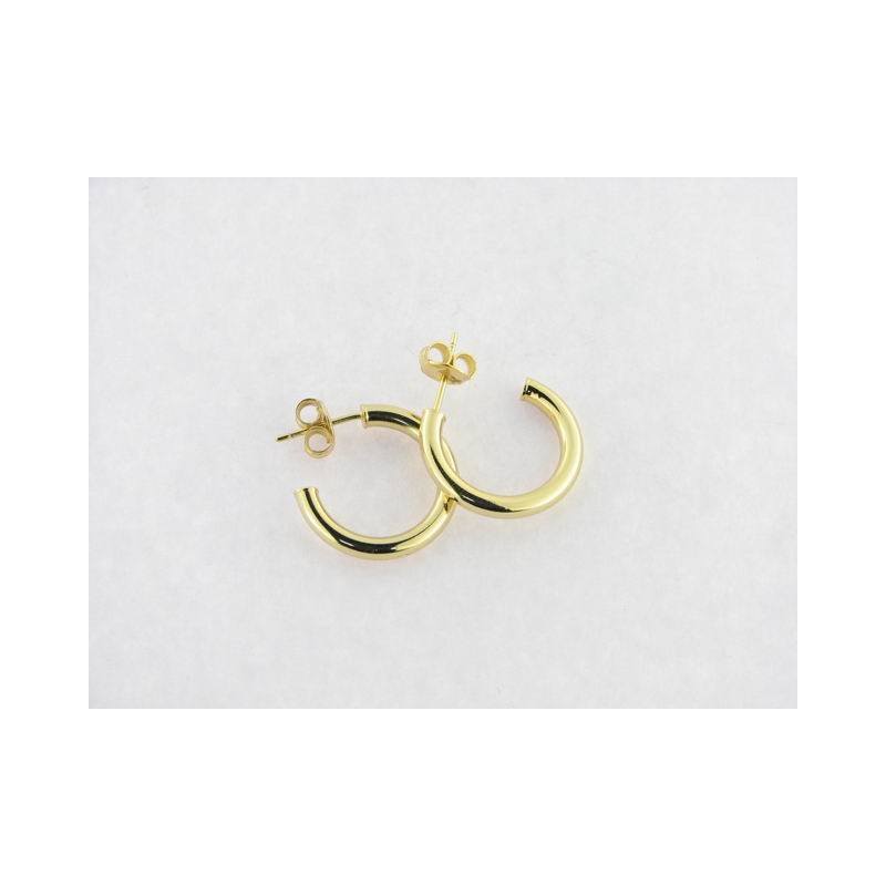 Viceroy Pendientes Aro Plata Chapada
