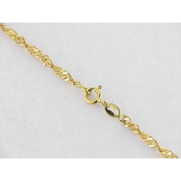 Cadena Oro 40 cm Singapour