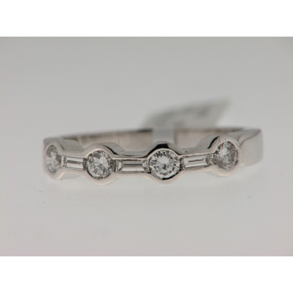 Sortija Oro Blanco Diamantes