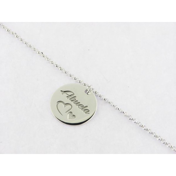 Lotus Pulsera Plata Abuela