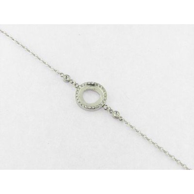 Lotus Pulsera Acero Piedras