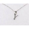 Colgante Plata Inicial Y con Cadena