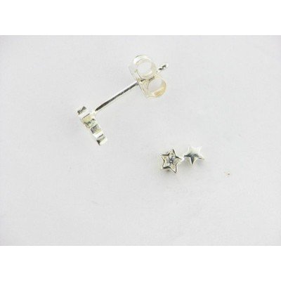 Pendientes  Plata Piedras