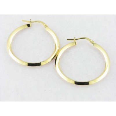 Pendientes Aro Plata Chapada