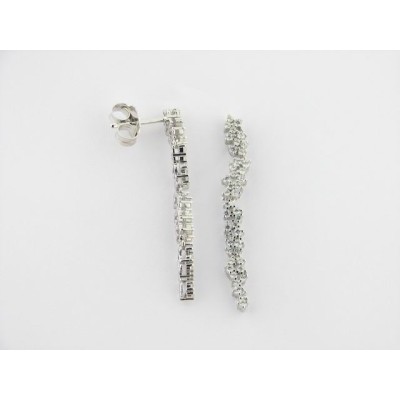 Pendientes plata circonitas