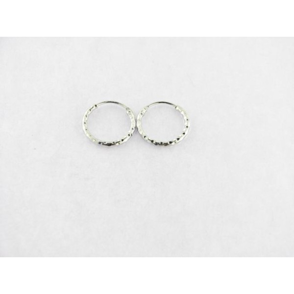 Pendientes aro plata