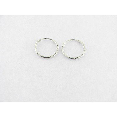 Pendientes aro plata