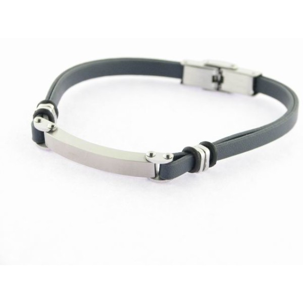 Viceroy Pulsera Acero Piel