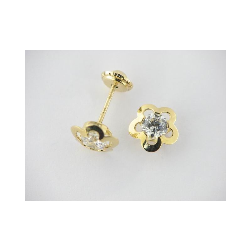 Pendientes Oro Piedras