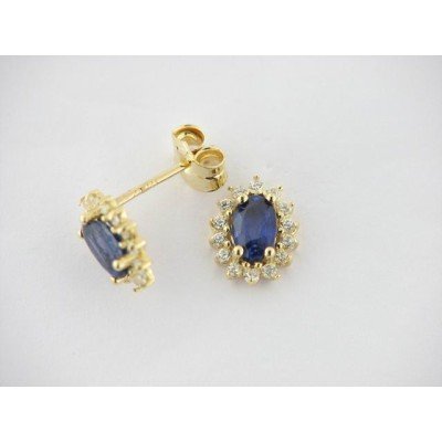 Pendientes Oro Piedras