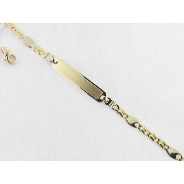 Pulsera Esclava Oro Bicolor