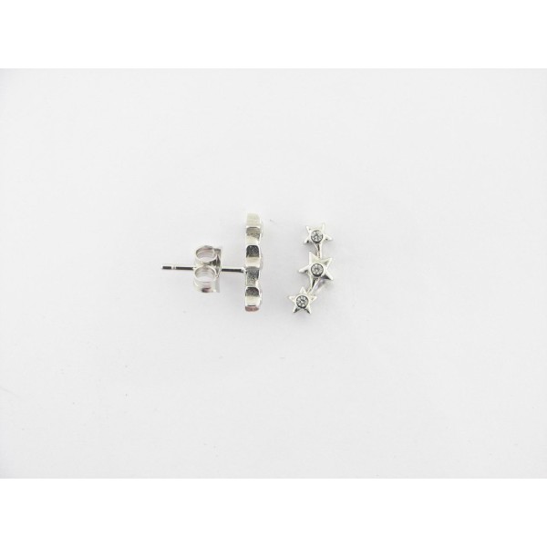 Duran Exquse pendientes trepadores plata