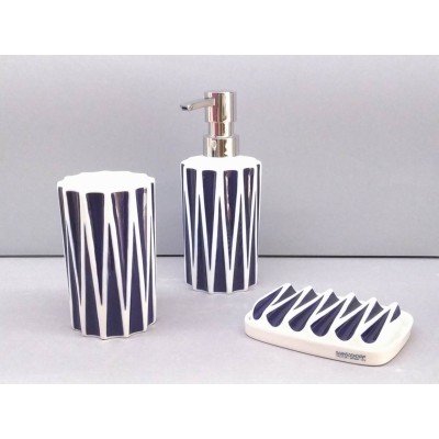 Baño set Fol azul