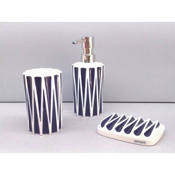 Baño set Fol azul