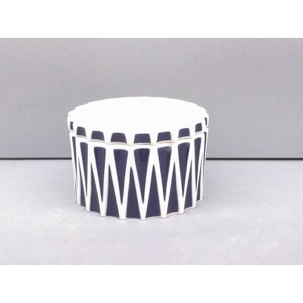 Caja redonda Fol Azul