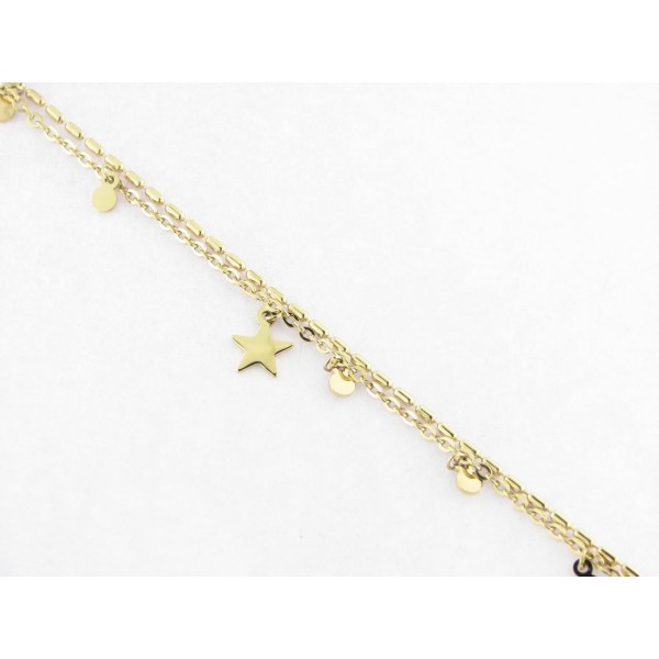 Lotus Pulsera Acero Chapado