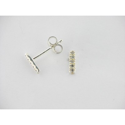 Pendientes Plata Piedras