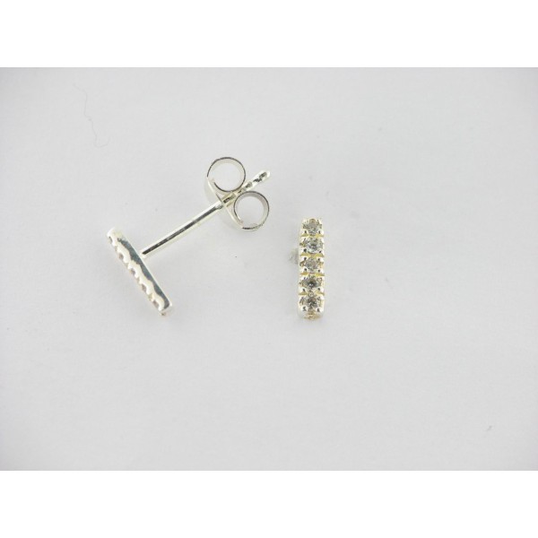 Pendientes Plata Piedras