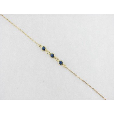 Pulsera Plata Chapada Piedras