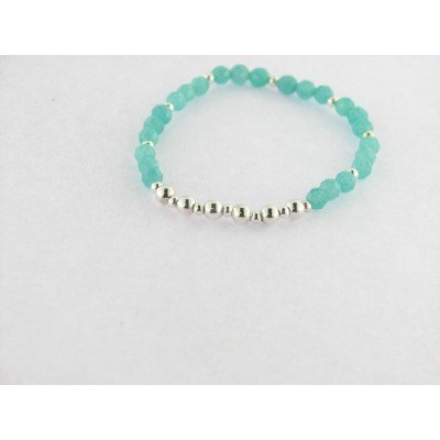 Pulsera Plata Piedras