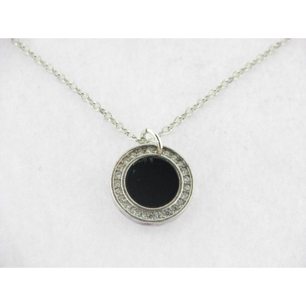Colgante Plata Piedras con Cadena