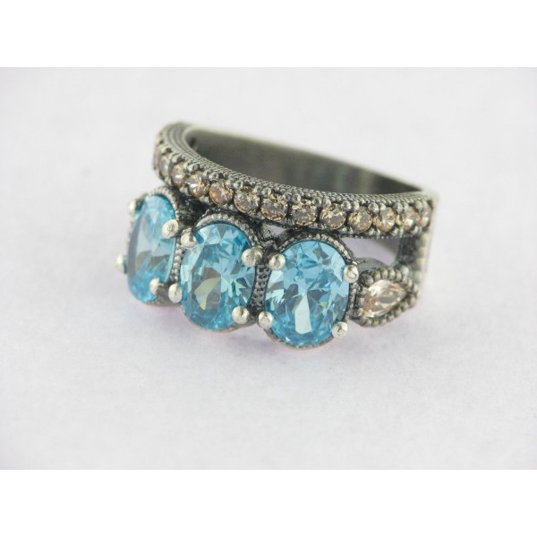 Raive Sortija Plata Piedras