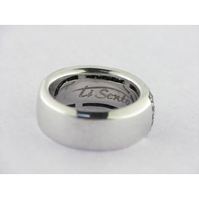 Ti Sento Sortija Plata Piedras