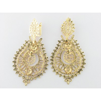 Pendientes Plata Chapada
