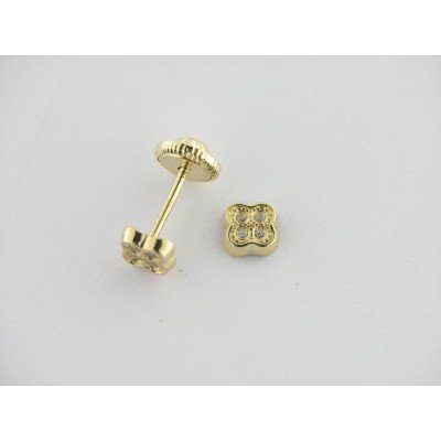 Pendientes Oro Piedras